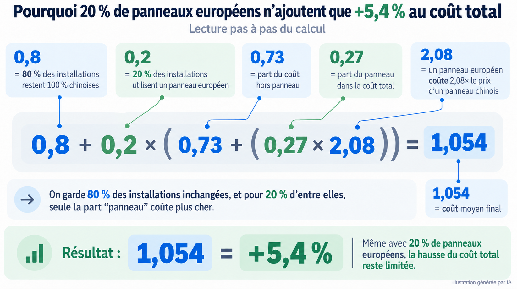Graph 22 - Surcout 20% panneaux euro